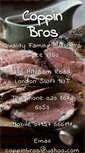Mobile Screenshot of coppins-butchers.com
